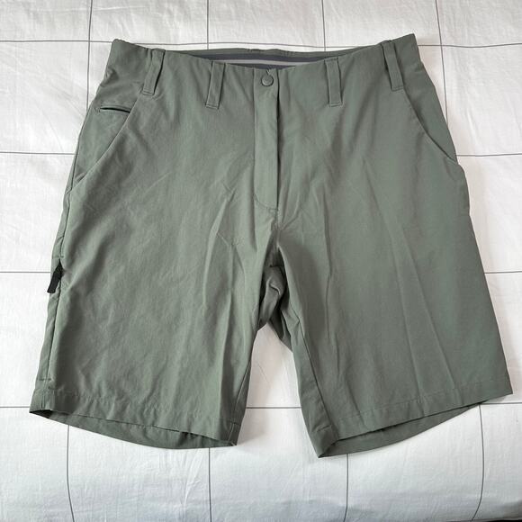 Rohan Shorts Womens 12 Green Sage Roamer Hiking Athletic Stretch Active Trail - Picture 1 of 10